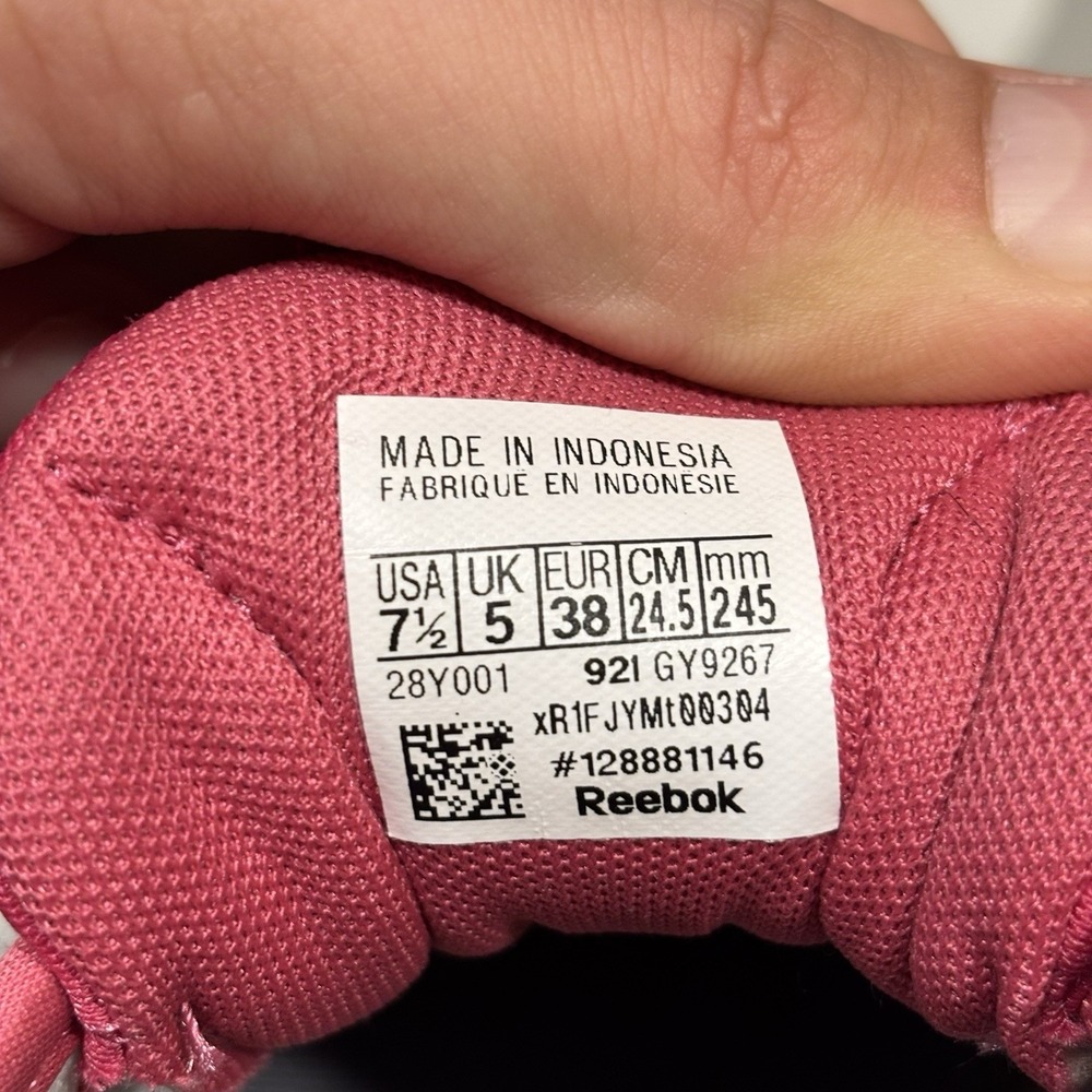 Reebok Zig Dynamic Running Shoes Womens 7.5 Semi Pursuit Pink Medium US GY9267 - Picture 7 of 8
